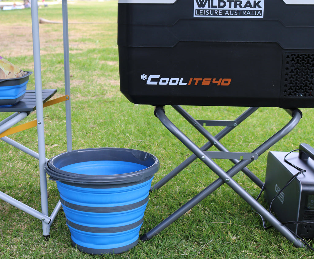 Universal Camping Stand 45x45x37cm, Capacity 60kg, 2 adjustment Heights - view 4