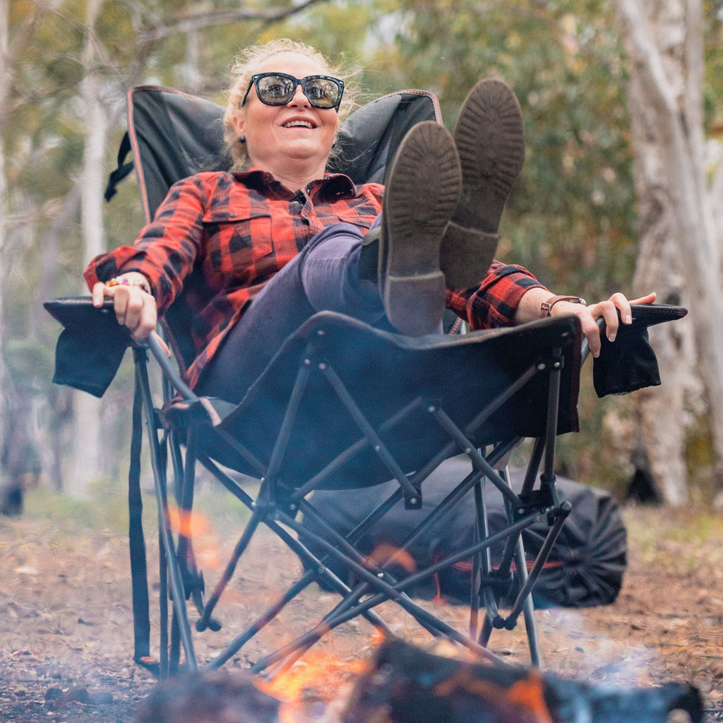 Wildtrak Hamelin Deluxe Recliner Chair, 136kg Weight Capacity - view 7