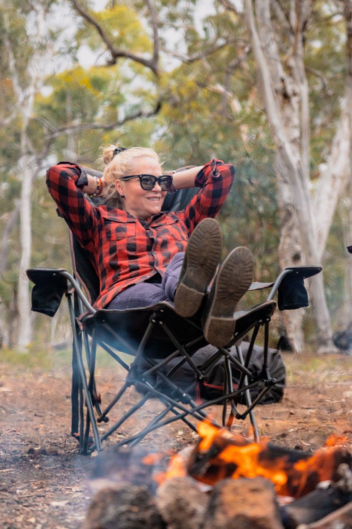 Wildtrak Hamelin Deluxe Recliner Chair, 136kg Weight Capacity - view 14