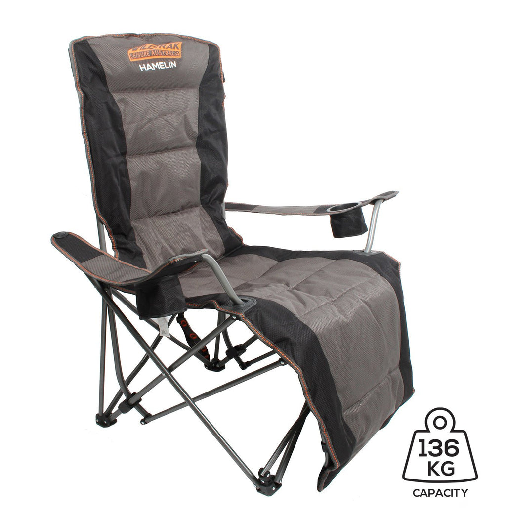 Wildtrak Hamelin Deluxe Recliner Chair, 136kg Weight Capacity - view 16
