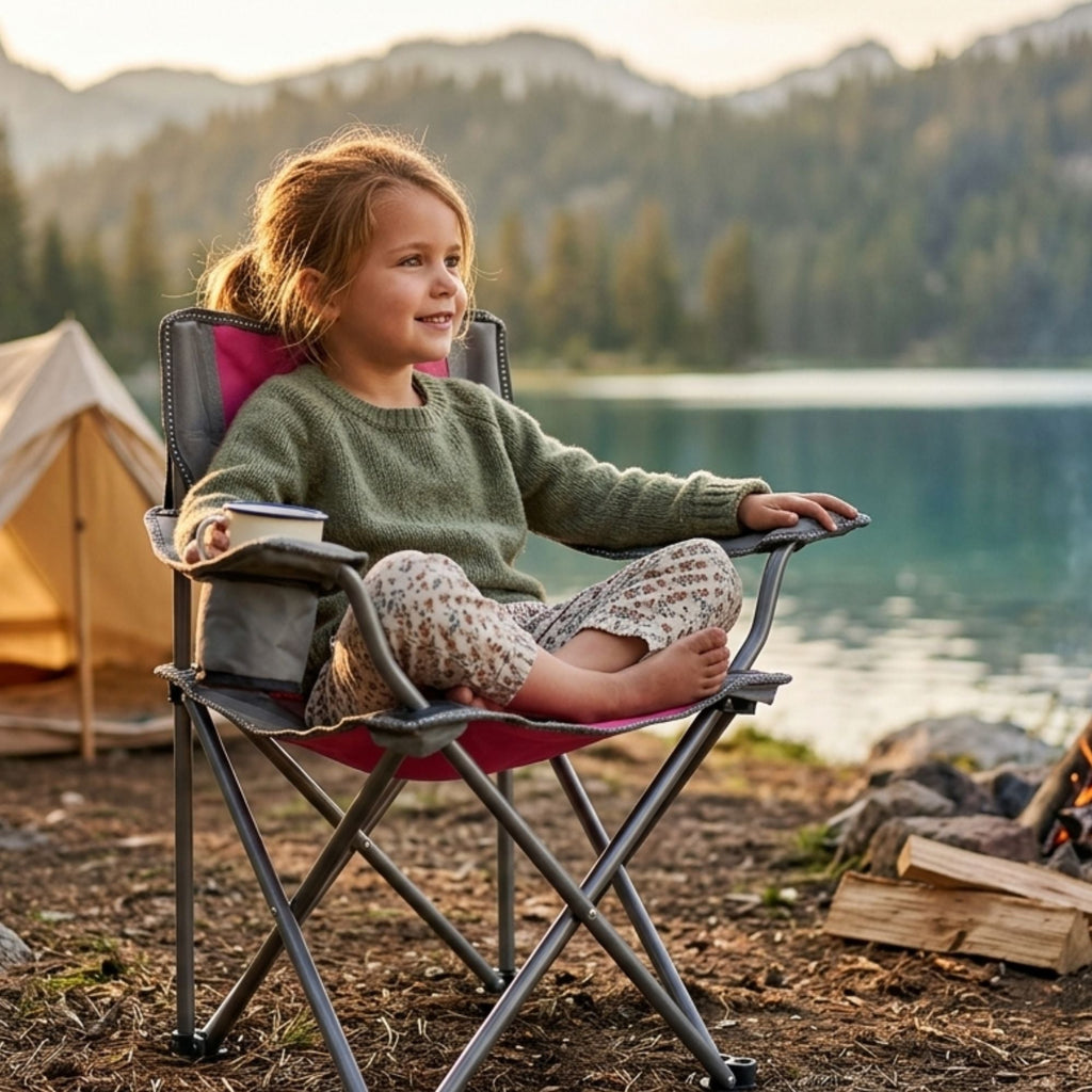 Wildtrak Kidz Folding Camp Chair - Pink - view 3
