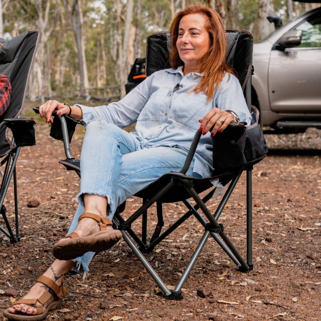 Wildtrak Yardie Deluxe Foldable Cooler Arm Chair - view 2