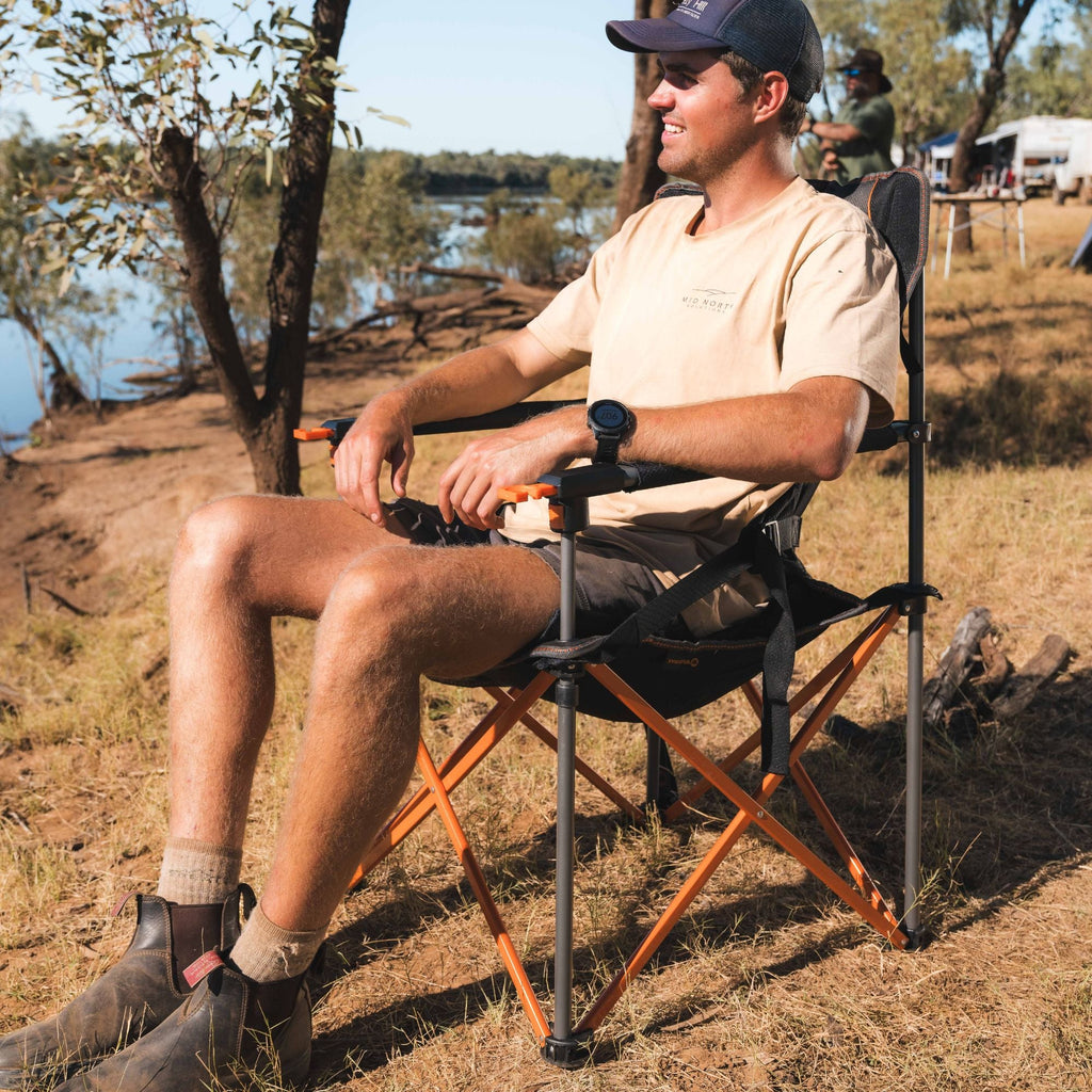 Wildtrak Nannup Folding Camp Chair with Lumbar Support - view 2