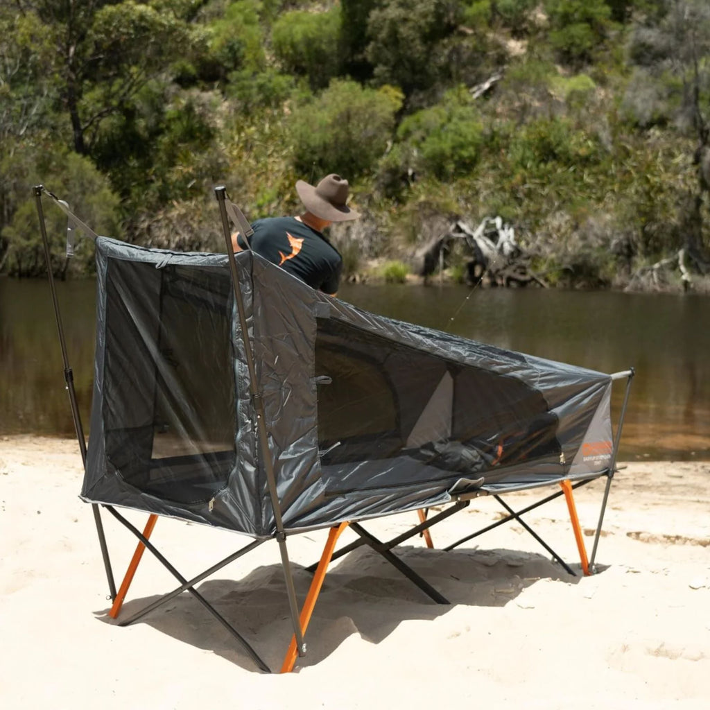 Wildtrak Single Easy Up Waterproof Stretcher Tent with Removable Fly - view 2