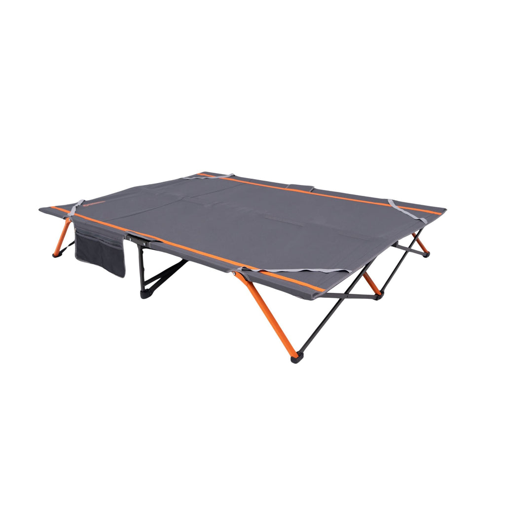 Wildtrak Queen Easy Up Stretcher Bed, 200 x 144 x 42cm