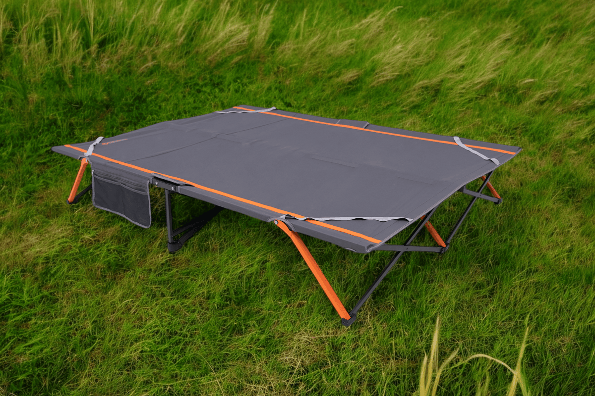 Wildtrak Queen Easy Up Stretcher Bed, 200 x 144 x 42cm - view 12