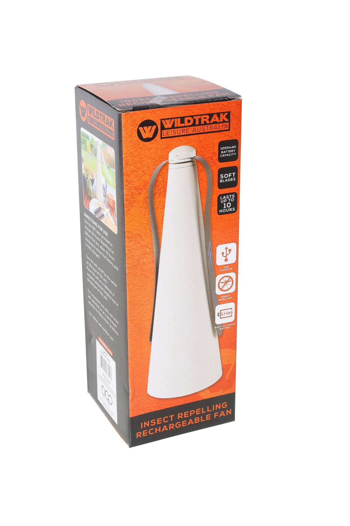 Fly Repeller Fan Rechargeable, Soft Blades, Last 10 Hours, Ceiling Hook - view 28
