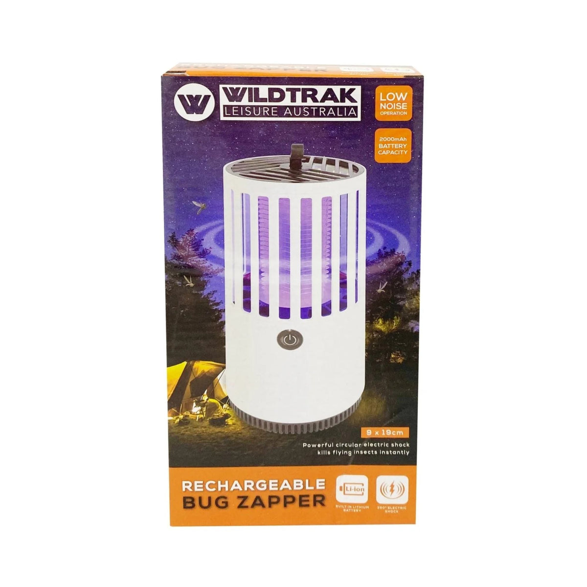 Wildtrak Rechargeable Mosquito Lamp Night Light, Bug Zapper Lamp 9x19cm - view 6
