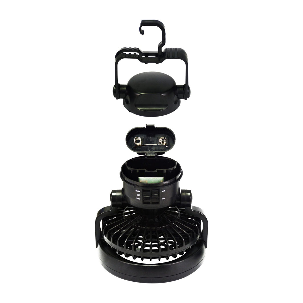 Wildtrak Portable 2 in 1 LED Light & Camping Fan, Battery Operated - view 6