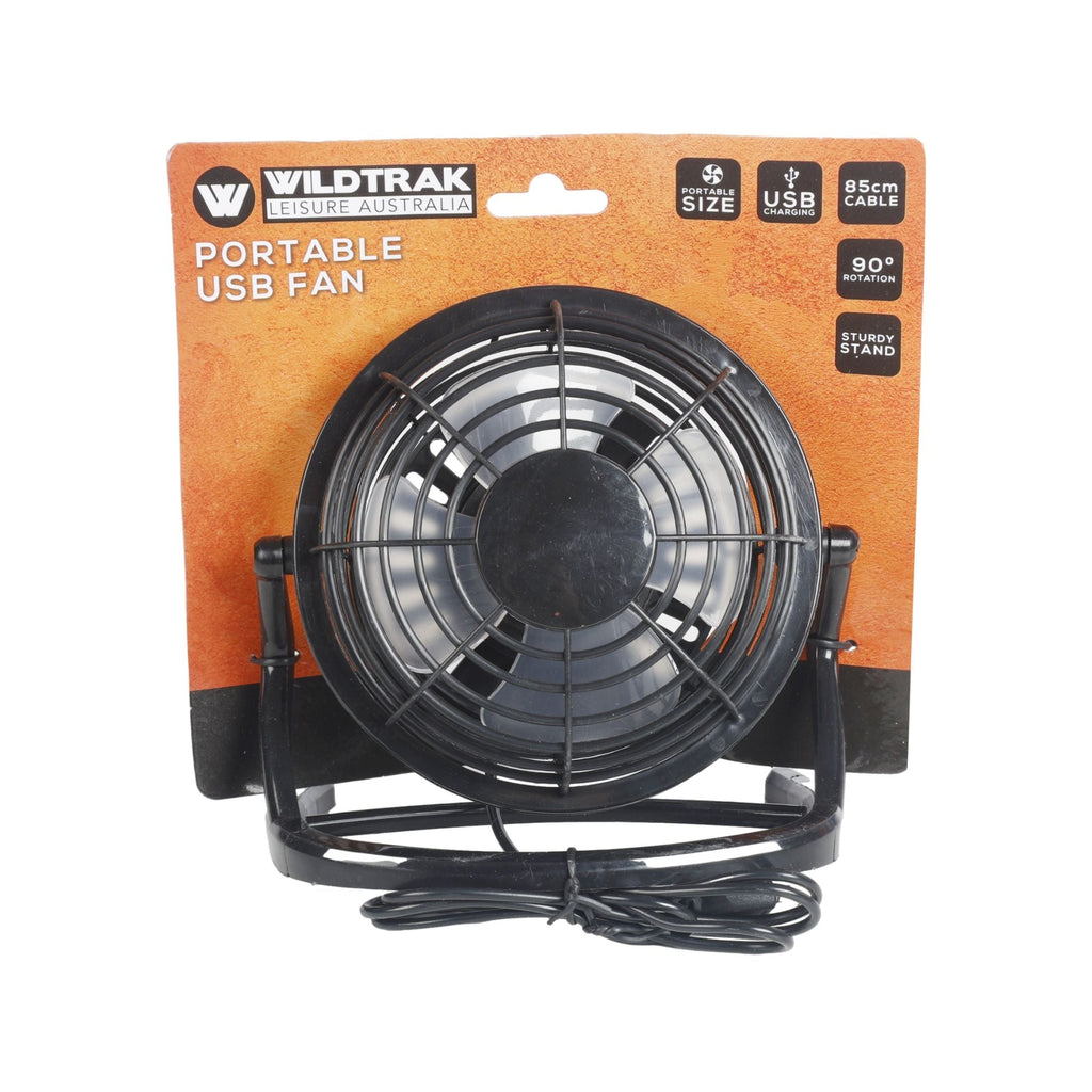 Wildtrak Portable USB Fan 15x17cm, 90° Rotation - view 5