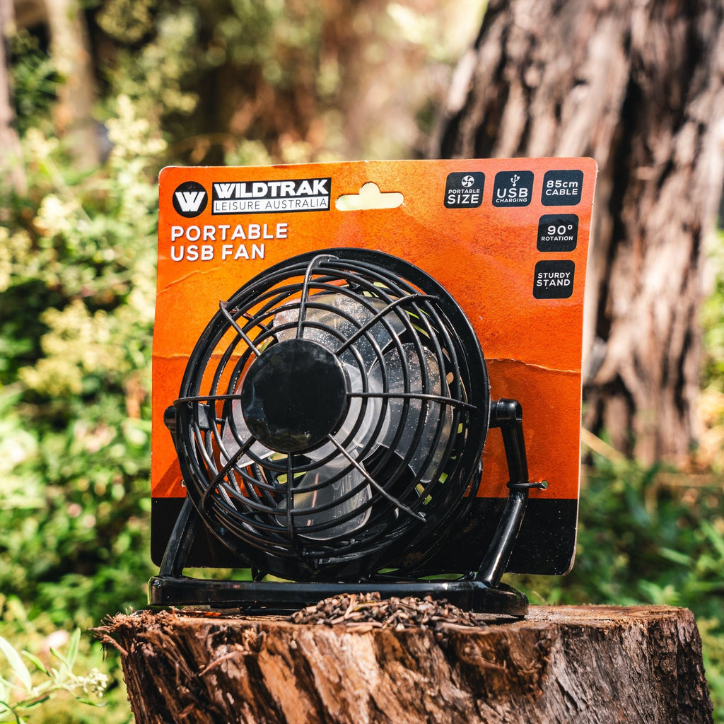 Wildtrak Portable USB Fan 15x17cm, 90° Rotation - view 4