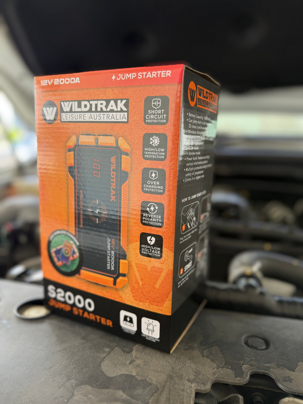 Wildtrak Heavy-Duty 2000A 16KMAH HP Lithium Jump Starter (Petrol & Diesel) - view 50