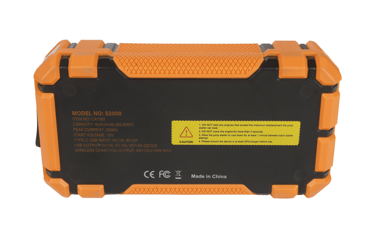 Wildtrak Heavy-Duty 2000A 16KMAH HP Lithium Jump Starter (Petrol & Diesel) - view 42