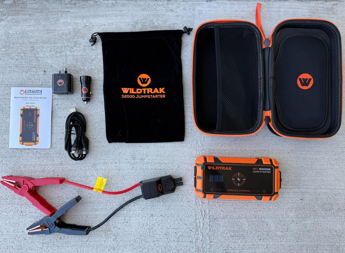Wildtrak Heavy-Duty 2000A 16KMAH HP Lithium Jump Starter (Petrol & Diesel) - view 30