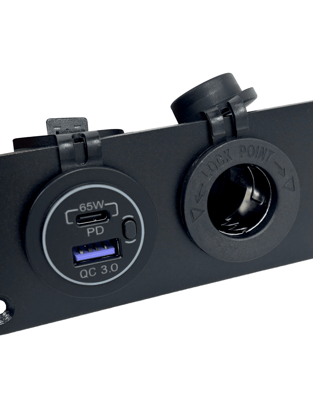 Panel Mount with USB C PD Charger 50A Anderson Connector - view 2