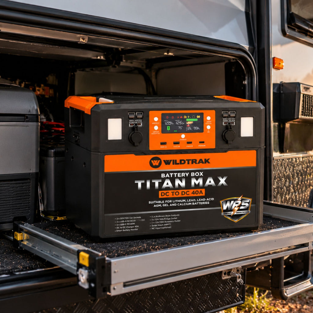 Wildtrak Titan Max Battery Box with 40A DC/DC Charger