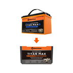 Wildtrak Titan Max Battery Box with 40A DC/DC Charger & 1500W Inverter