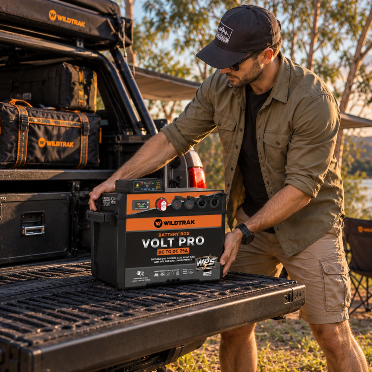 Wildtrak Volt Pro Battery Box with 25A DC/DC Charger