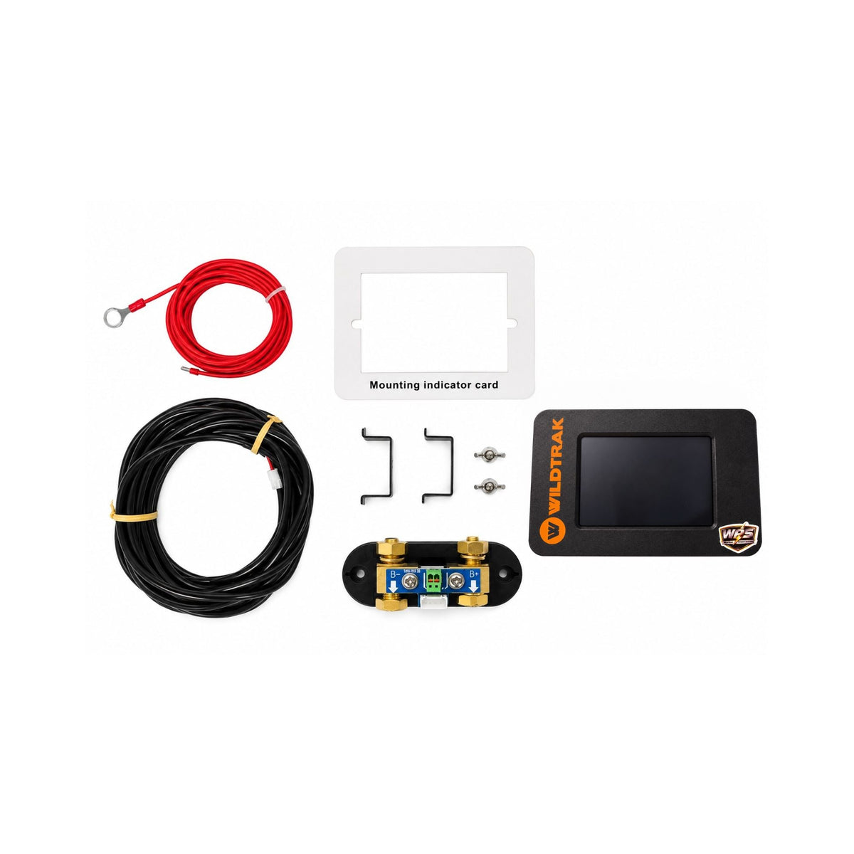Wildtrak Smart Battery Monitor LCD Touch Screen 500A Shunt Bluetooth