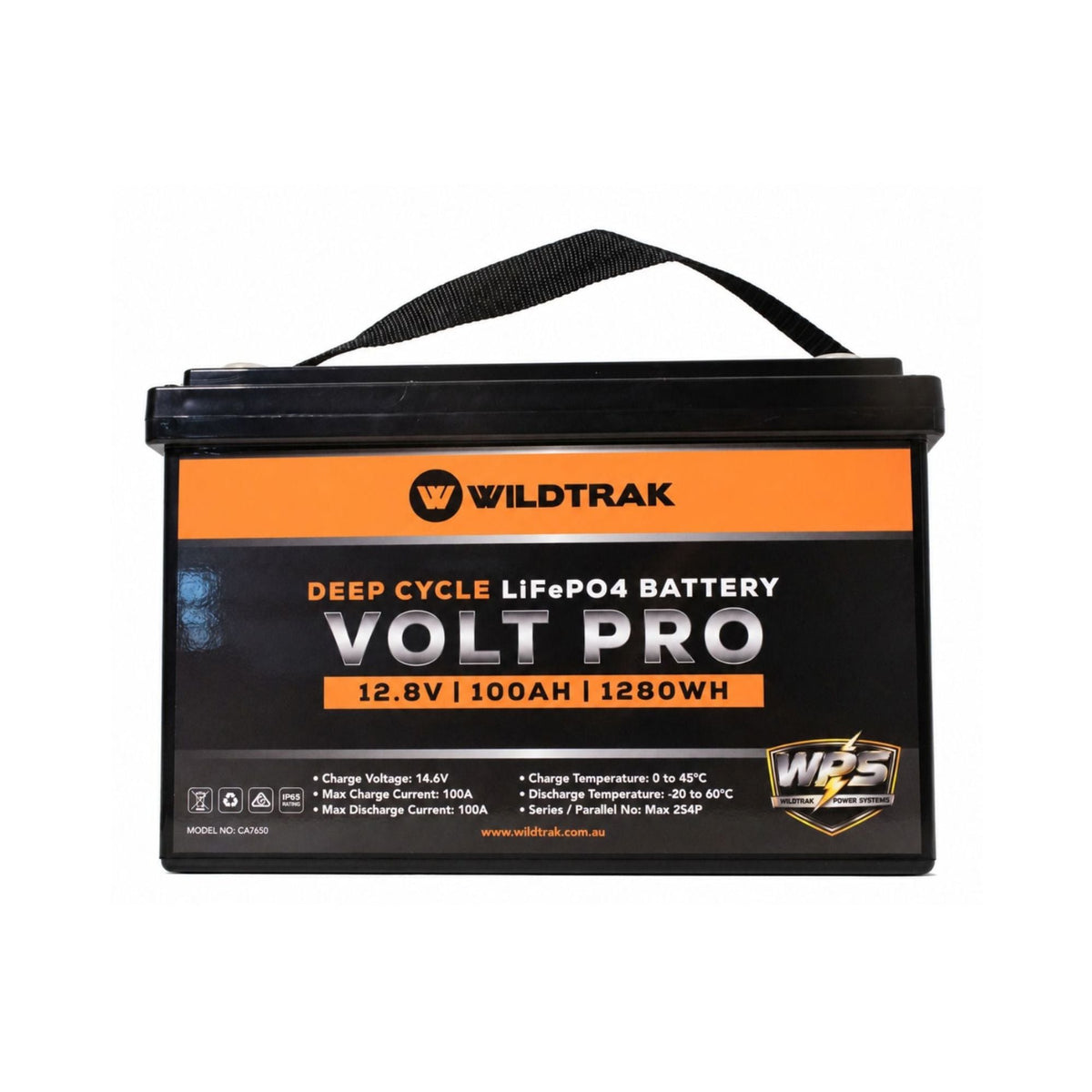 Wildtrak 12V Lithium Battery Volt Pro 100AH LiFePO4