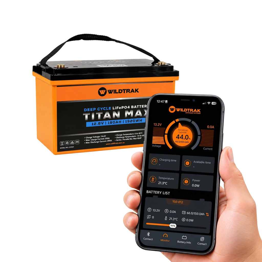 Wildtrak 12V Lithium Titan Max 150AH LiFePO4