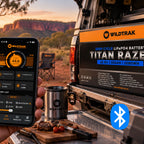 Wildtrak 12V Slimline Lithium Battery Titan Razer 100AH LiFePO4