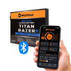 Wildtrak 12V Slimline Lithium Battery Titan Razer 230AH LiFePO4