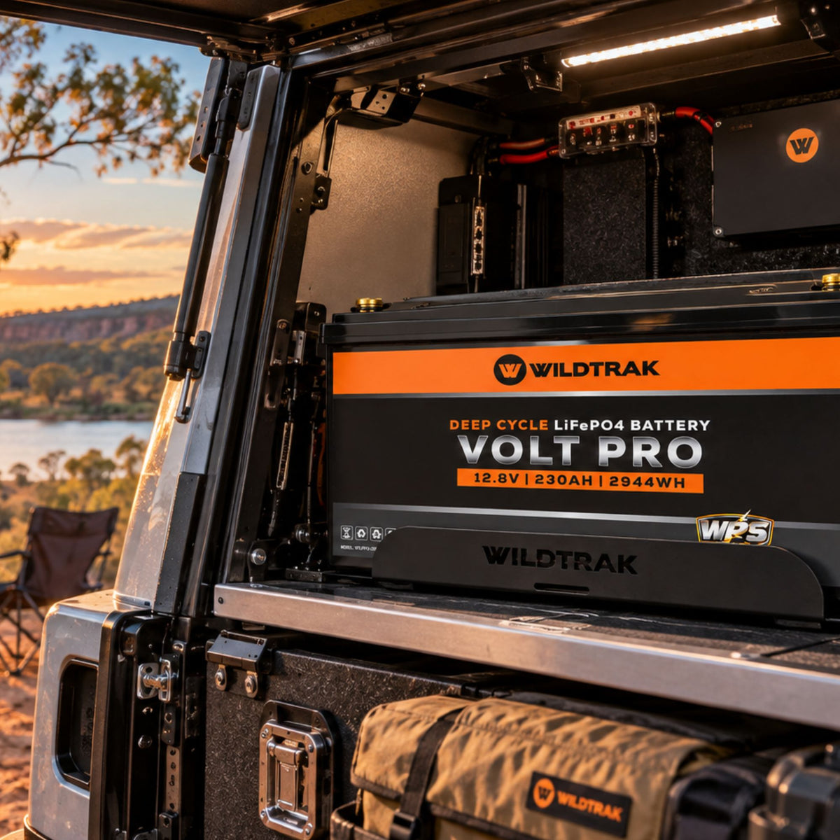 Wildtrak Battery Tray - Suitable for 230Ah Slimline Batteries