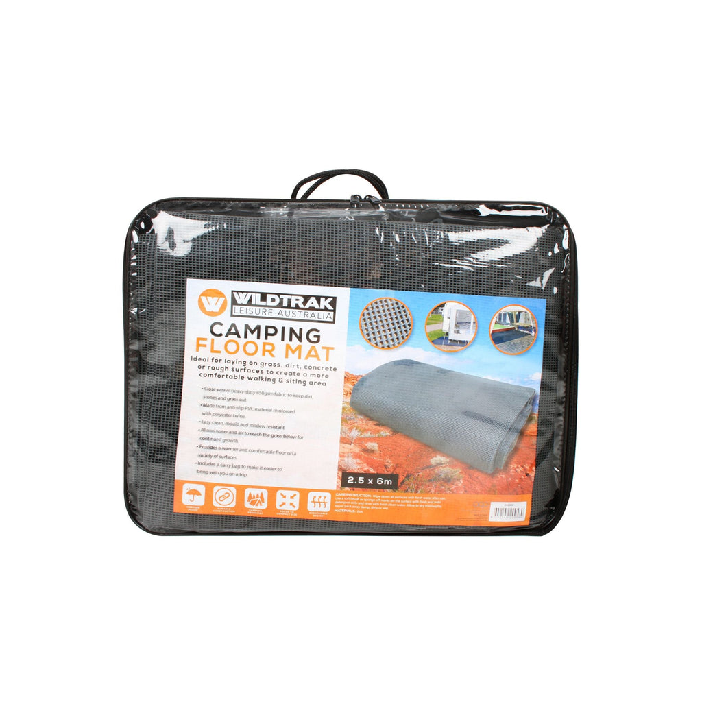 Wildtrak Annex Camping Floor Matting 2.5x6M, 450GSM Sand Filtering Mesh - view 6