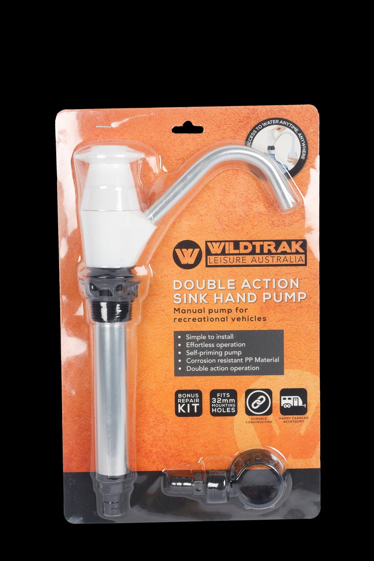 Wildtrak Double Action Sink Hand Pump - Fits 32mm Mounting Holes - view 7