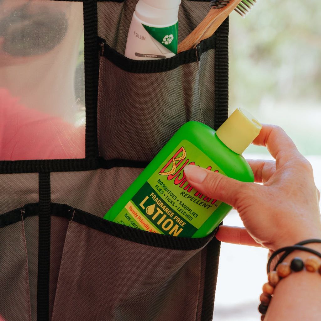Wildtrak 14 Compartment Car/Caravan Camping Hanging Organiser with Mirror 123x48cm - view 6