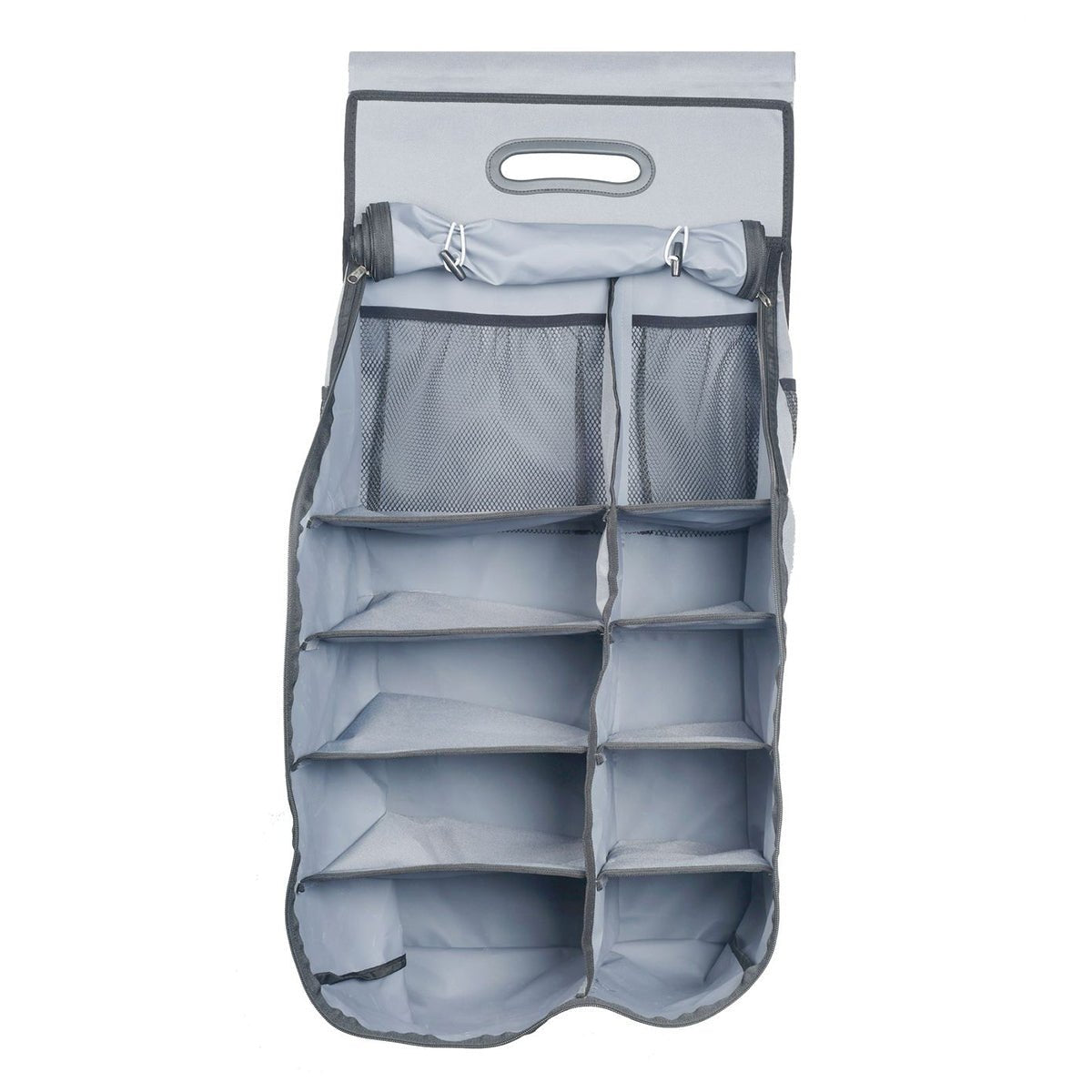 Wildtrak 12 Compartment Camping Hanging Organiser with Zipped Flap 80x40cm - view 10