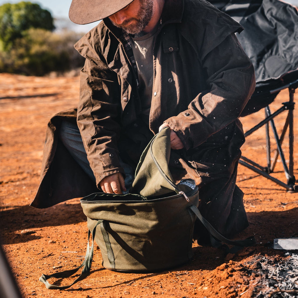 Wildtrak 2 Quart Canvas Camp Oven Bag with Carry Handles - view 3
