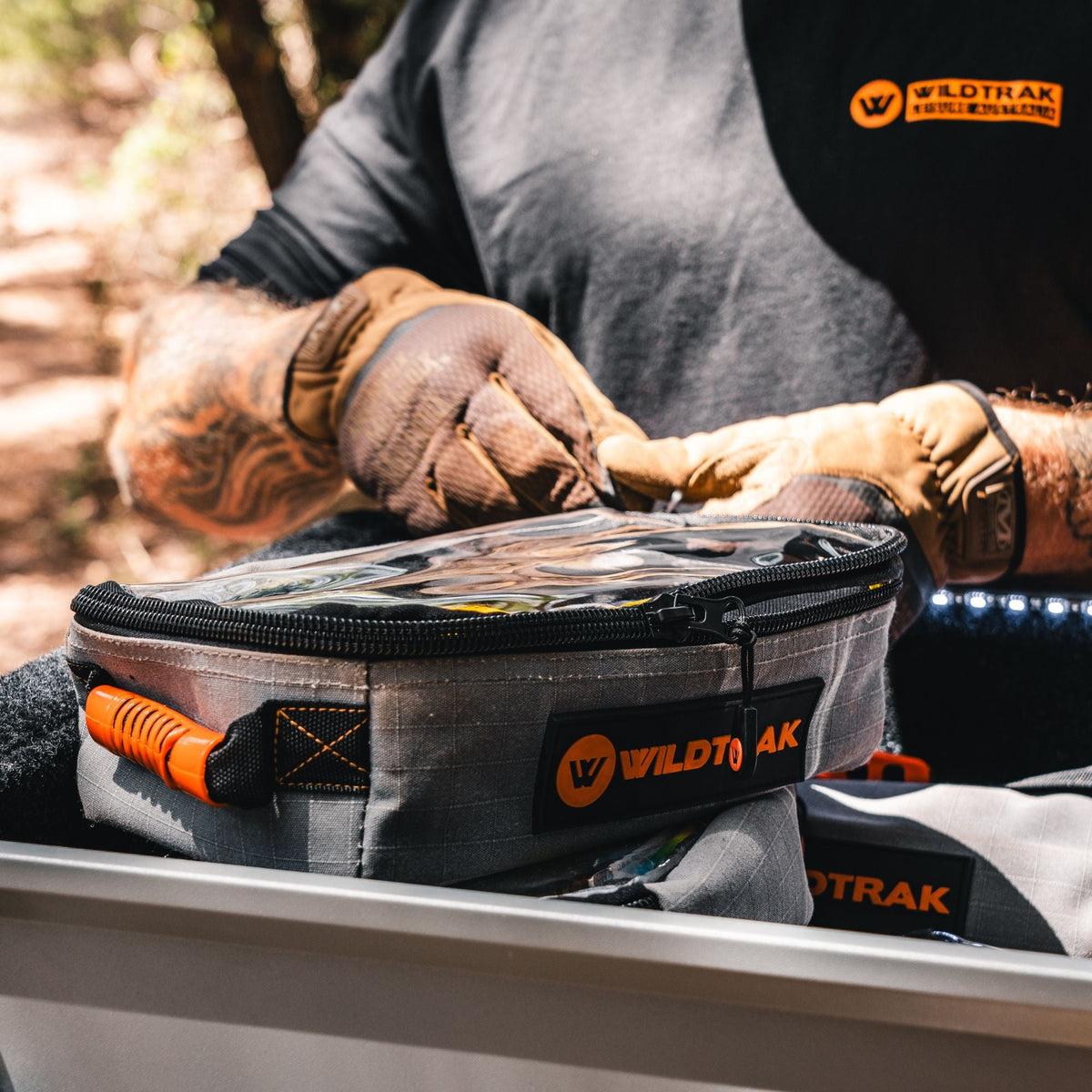 Wildtrak Heavy-duty Small Clear Top Storage Bag with Handles 25x15x10cm - view 7
