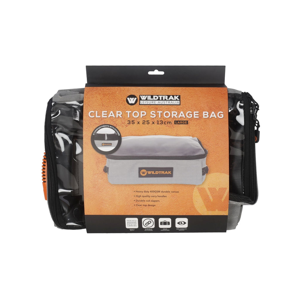 Wildtrak Heavy-duty Large Clear Top Storage Bag with Handles 35x25x13cm - view 15