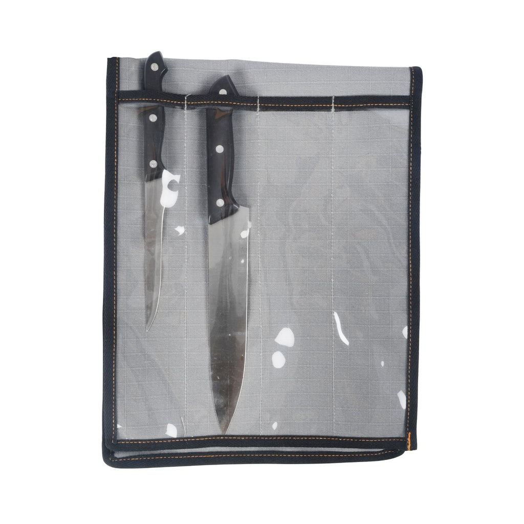 Wildtrak 4 Compartment 400gsm Ripstop Canvas Knife Wrap 45x28cm - view 8