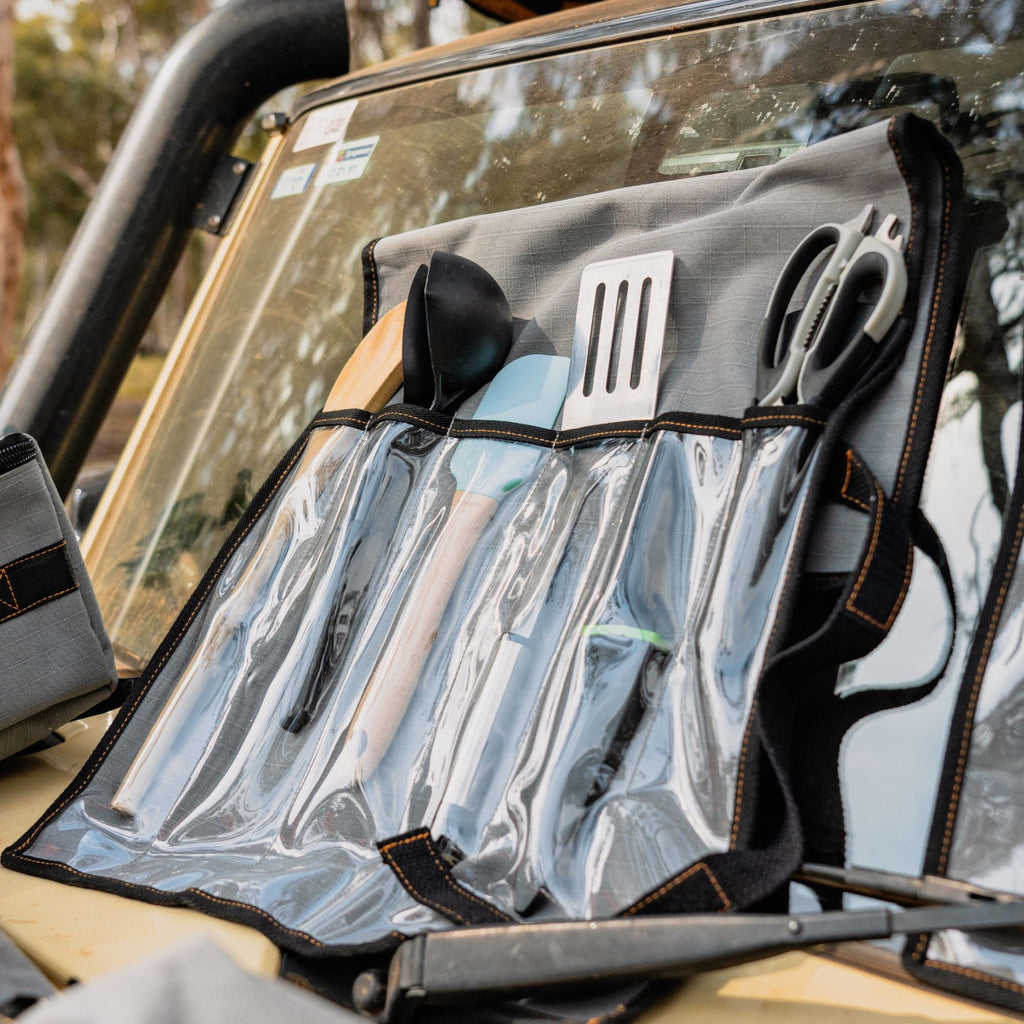 Wildtrak 6 Compartment 400gsm Ripstop Canvas Knife Wrap 45x42cm - view 2