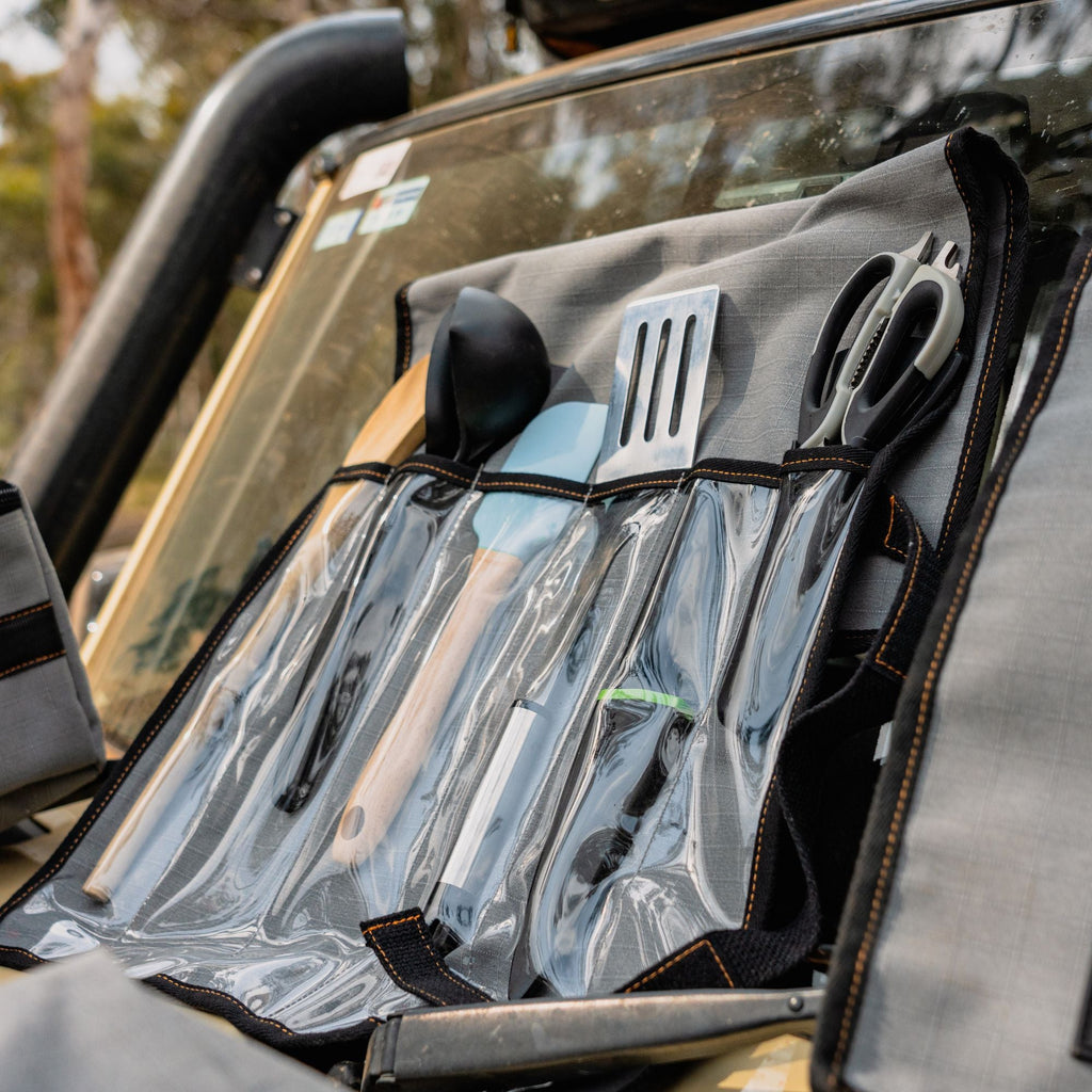 Wildtrak 6 Compartment 400gsm Ripstop Canvas Knife Wrap 45x42cm - view 3