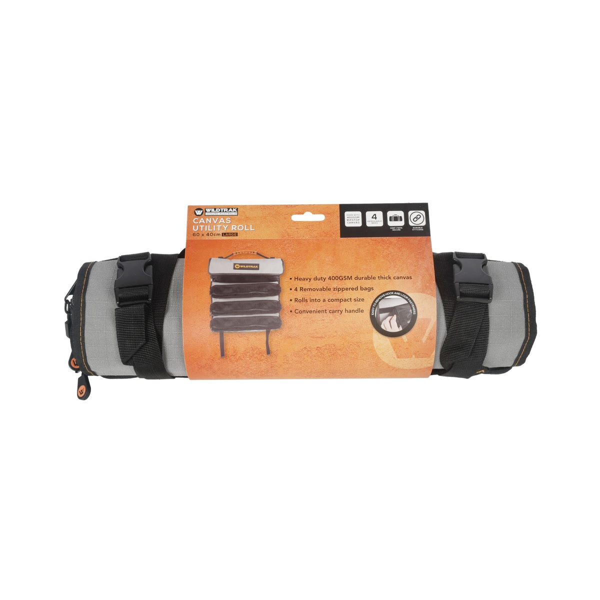 Wildtrak Large Heavy-duty 400GSM Ripstop Canvas Utility Roll 60x40cm - view 18