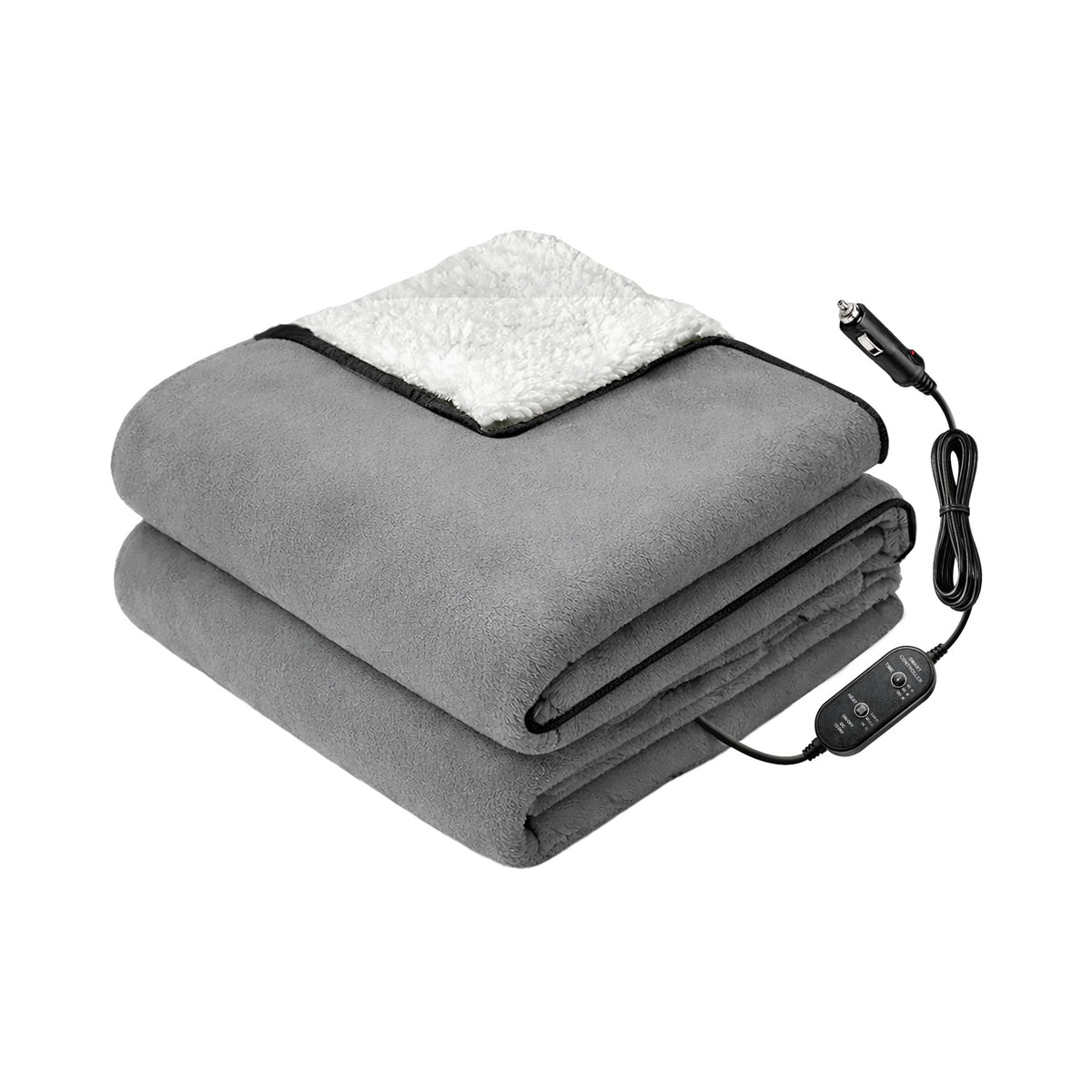 Wildtrak 12V Sherpa Electric Blanket, 45W Rated Power, 150 x 100cm