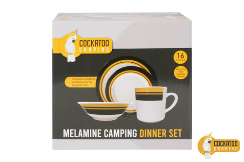 16 Piece Melamine BPA Free Camping Dinner Set - view 2