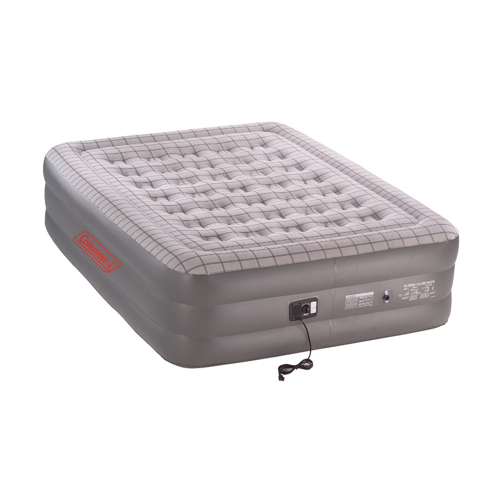 Coleman Queen Double Height Quickbed Air Mattress with Built-in Pump 198 x 152 x 45cm