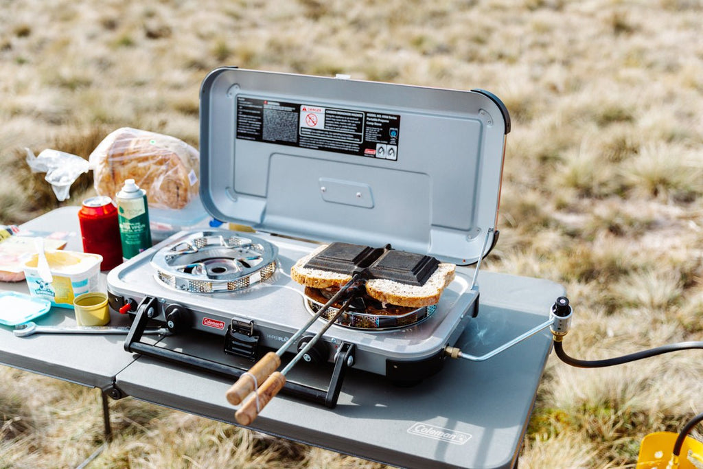 Coleman HyperFlame FyreKnight 2 Burner Stove, Fast Boiling, Instastart™, 24000 BTUs - view 2