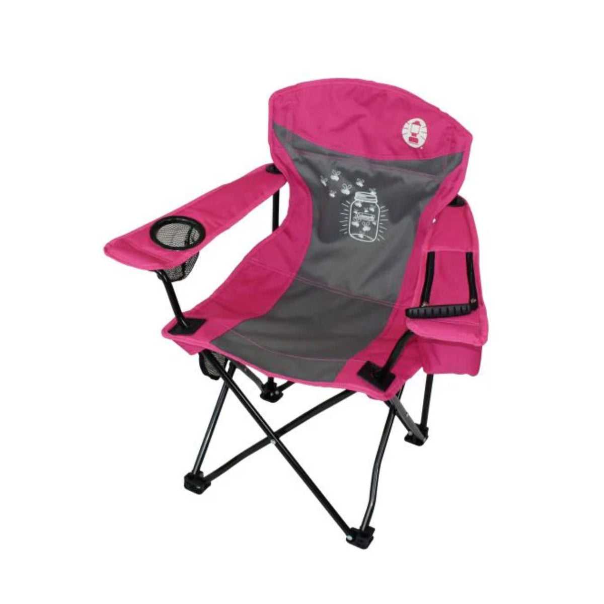 Coleman FryFly Illumi-bug Quad Kids Chair, Glow in the dark - Pink - view 10