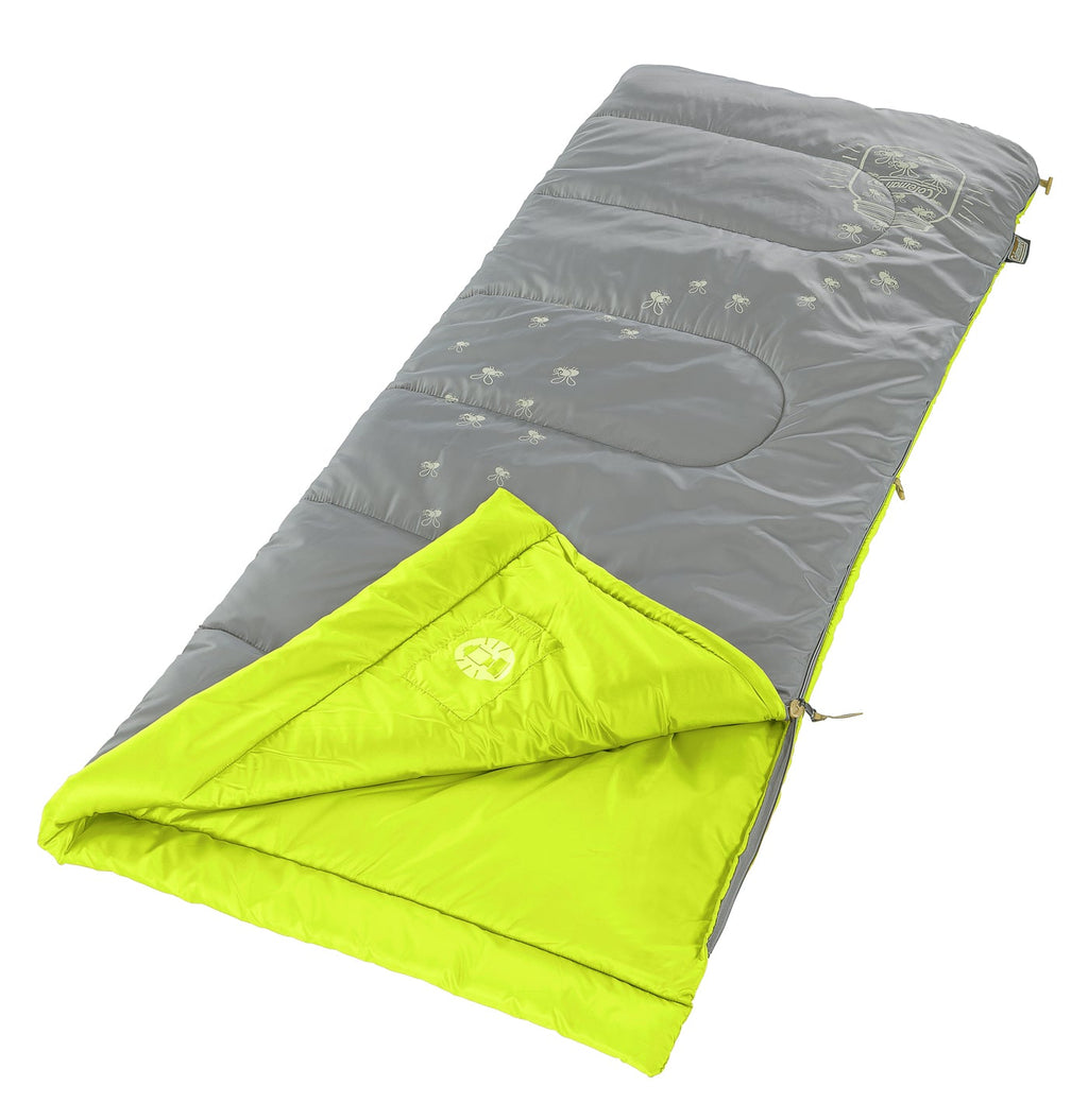 Coleman 7°C Sleeping Bag Kids FryeFly Illumi-bug Green, Glow in the Dark - view 10