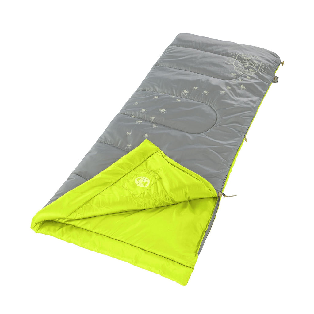 Coleman 7°C Sleeping Bag Kids FryeFly Illumi-bug Green, Glow in the Dark - view 6