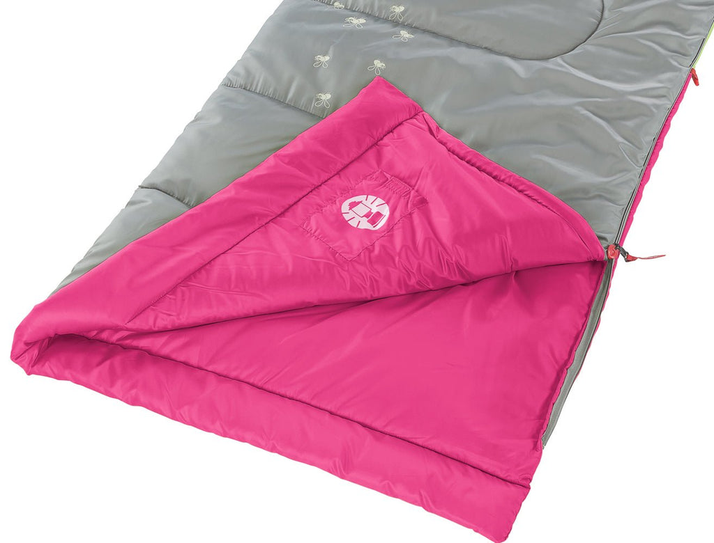 Coleman 7°C Sleeping Bag Kids FryeFly Illumi-bug Pink, Glow in the Dark - view 9
