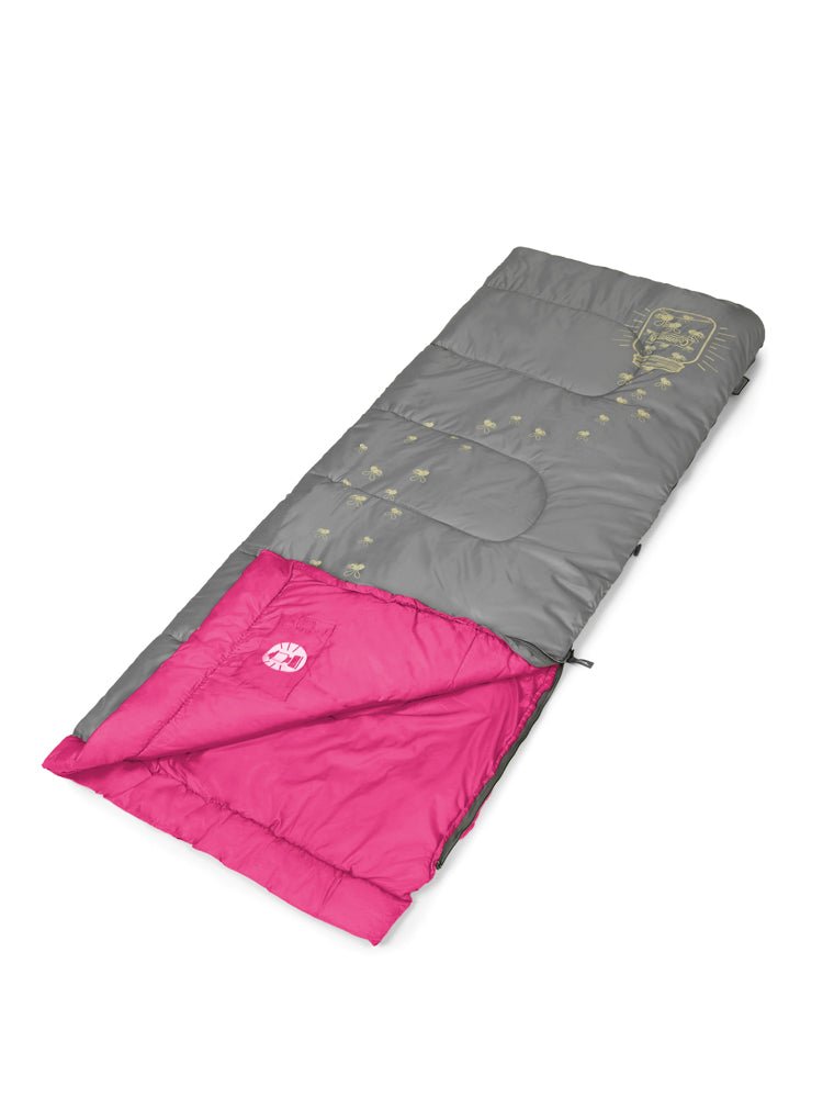 Coleman 7°C Sleeping Bag Kids FryeFly Illumi-bug Pink, Glow in the Dark - view 8