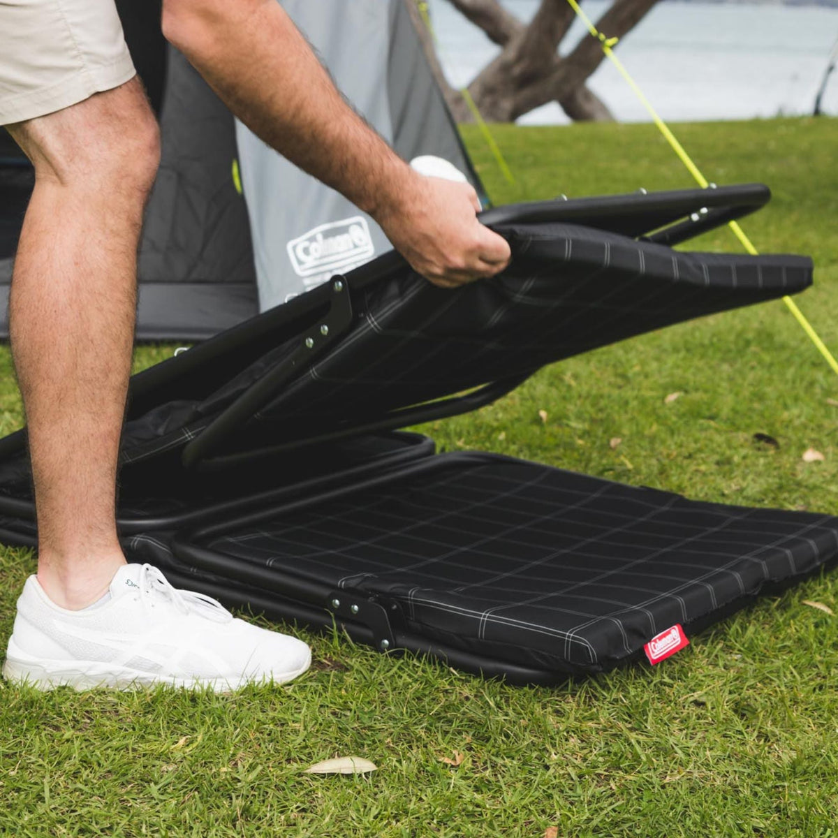 Coleman Big Sky Compact Foldable Stretcher Bed, Comfortsmart Coil Suspension 188x66x38cm - view 4