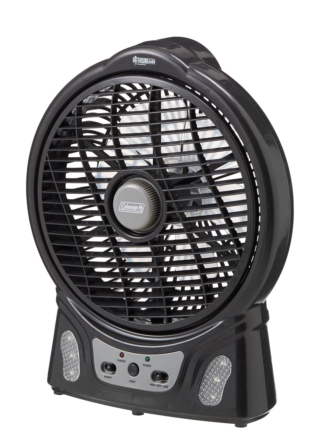 Coleman 240V Rechargeable Lithium Ion Fan with LED Lights 8”/20cm - view 6